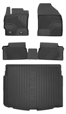 Obrázek produktu pro Autokoberce 3D TPE + vana kufru DryZone pro: Toyota Auris II 2012-2018 hatchback 4 ks