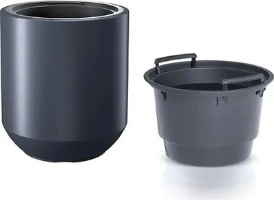Image de Květináč s vkladem HEOS antracit 39cm (varianta V)