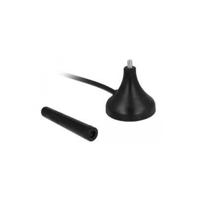 Produktbild von DeLOCK 12583, 2 dBi, 0.698 - 0.96; 1.71 - 2.17; 2.5 - 2.7 GHz, 50 Ohm, Omnidirektionale Antenne, SMA, Männlich