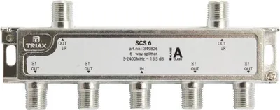 Produktbild von TRIAX SAT Verteiler 6fach 5-2400MHz 15.5dB SCS 6