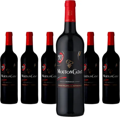 Produktbild von 6 x Mouton Cadet Bordeaux Rouge Baron Philippe de Rothschild