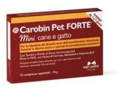 Produktbild von CAROBIN PET FORTE MINI, 15 Tabletten