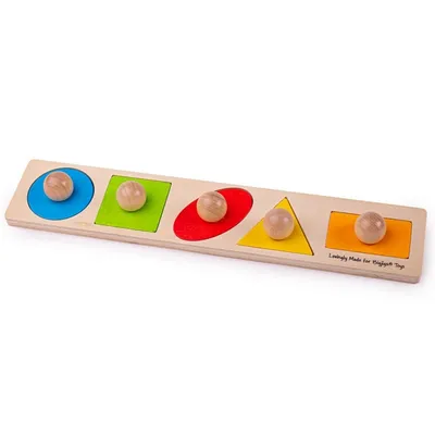 Obrázok produktu pre Bigjigs Detské vkladacie puzzle tvary