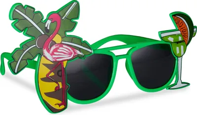 Produktbild von relaxdays Partybrille Cocktail und Palme