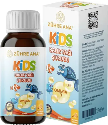 Produktbild von Zühre Ana | Kids Fischöl Sirup 150ml