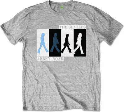 Image de The Beatles - T-shirt pour enfants RO127 (140) (gris chiné)