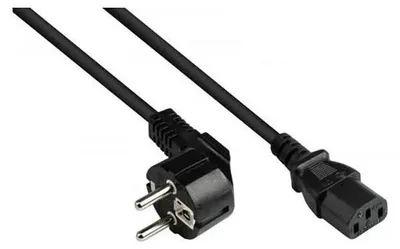 Produktbild von Good Connections Schutzkontakt-Stecker gew.- C13 schw. 7,5m