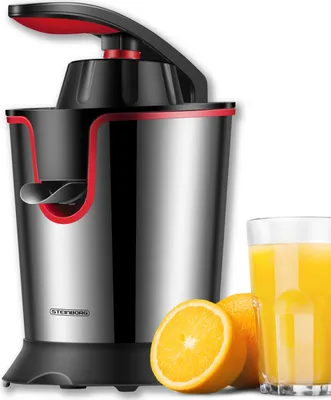 Produktbild von Steinborg Zitruspresse Saftpresse Zitrus Presse Entsafter 300 Watt Edelstahlgehäuse Spülmaschinengeeignet