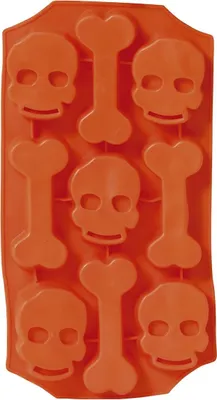 Produktbild von Totenkopfknochen Halloween Eiswürfelform