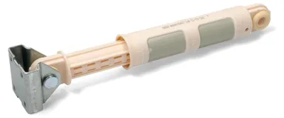 A washing machine shock absorber is shown against a white background.