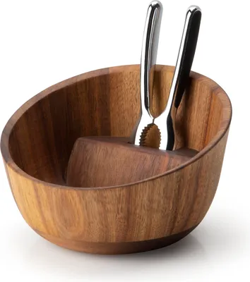 Produktbild von CONTINENTA Nussschale mit Qualitätsknacker, Akazie 19,5x19x12,5 cm 4897 4017167489704