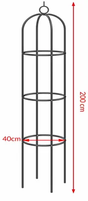 Image de DEUBA Tuteur de jardin 200 cm lot de 4