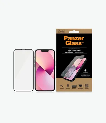 Image de Panzerglass E2E Microfracture AntiBacterial Glass for Iphone 13 Mini - With Black Frame
