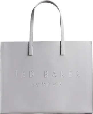 Produktbild von Ted Baker Schultertasche Sukicon Crosshatch East West Icon Bag Lt - Grey hellgrau