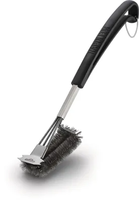 Image de Brosse pour barbecue NAPOLEON - 3 rangées - acier laiton