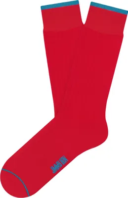 Image de Chaussettes Jimmy Lion à côtes, rouge, pointures 41-46 (hommes), rouge, pointures 41-46