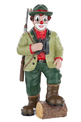 Image de Gilde Clown, "Auf der Pirsch", Kunstharz, mehrfarbig, VE 1, L. 5 cm, B. 6.5 cm, H. 15 cm 35415 4063387354155