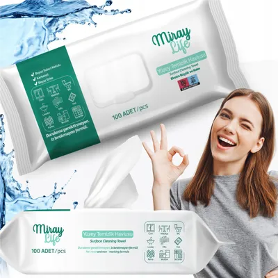 Zdjęcie produktu dla Ściereczki nawilżane Tops uniwersalne do czyszczenia 72 sztuki