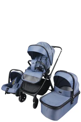 Produktbild von 3-in-1 Kinderwagen-Set (fernblau)