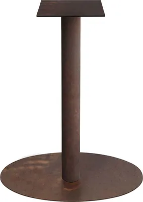 Immagine prodotto di Milani Home - base tavolo da pranzo a colonna in acciaio bronzo 50 x 105 cm