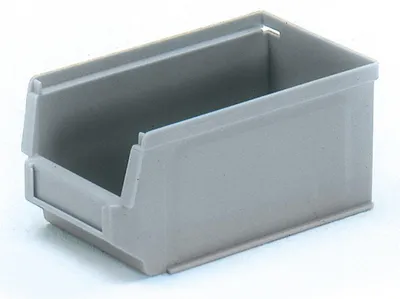 Produktbild von fetra Sichtlagerkasten 170/145 x 102 x 78 mm, grau