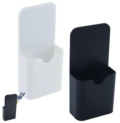 Produktbild von magnetische Stifthalter, magnetische Stifthalter für Schule, Büro, Zuhause, Whiteboard, Kühlschrank (weiß und schwarz)