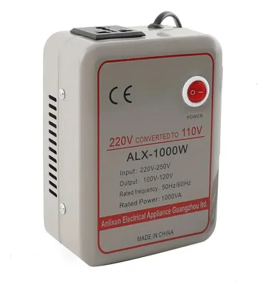 Produktbild von Spannungswandler 230V auf 110V - Transformator - 1000W - Step-Down Konverter - Stromversorgung