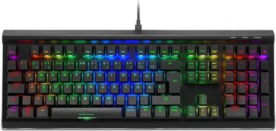 Obrázek produktu pro Sharkoon SKILLER SGK40 Klávesnice Office USB německá černá (4044951040100)