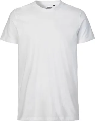 Immagine prodotto di Neutral O61001 | Maglietta uomo aderente + GOTS - Colore: Bianco - Taglia: L