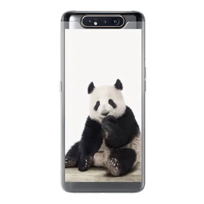 Produktbild von MuchoWow® Handyhülle Schutzhülle Hülle für Samsung Galaxy A80 Panda - Tiere - Jungen - Mädchen - Pandabär Silikon Softcase Handy Hülle - Schutzdeckel