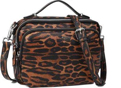 Produktbild von Umhängetasche Damen Schultertasche Crossbody Leder Handtasche Braun