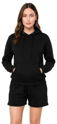 Image de Bahob® Ensemble de sport pour femmes, 2 pièces : haut à manches longues et sweat à capuche