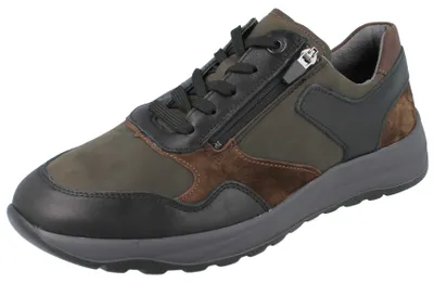 Image de Mocassins K-John de Waldläufer pour hommes 33710-10, 33710-10.5, 33710-11, 33710-11.5, 33710-12, 33710-6.5, 33710-7, 33710-7.5, 33710-8, 33710-8.5, 33710-9, 33710-9.5 WDL-662001-411 noir épicéa 8.5