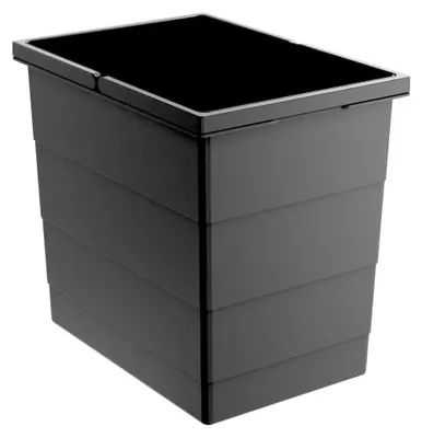 Image de Hailo Seau intérieur 1137669 gris foncé 20 L Collecteur de déchets