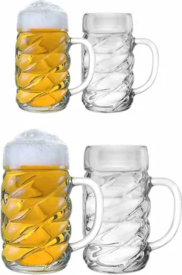 Produktbild von Stölzle Oberglas DIAMOND Maßkrug Bierkrug 4er Set