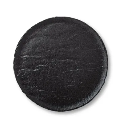 Produktbild von Wilmax Teller SlateStone Rund Schwarz 28 cm Porzellan WL-661127/A