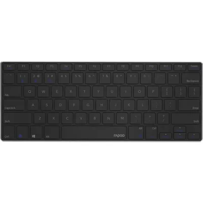 Produktbild von Rapoo E6080 Bluetooth-Tastatur Ultraflach, Schwarz