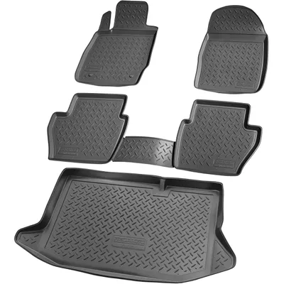 Produktbild von Fußmatten & Kofferraumwanne Set passend für  Ford Fiesta VI | 2008-2017 | Typ JA8