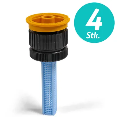 Produktbild von 4 Stk. Rain Bird Düse 4-VAN Strahlanstieg 0°, gelb