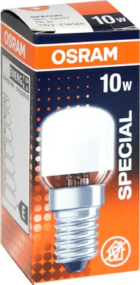 Produktbild von Osram Glühbirne Röhre T25/57 SPC.T FR 10W E14 matt Kühlschrank Nähmaschine warmweiß dimmbar