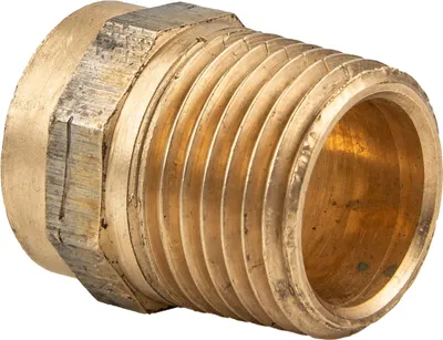 Immagine prodotto di Raccordo per brasatura in ottone rosso, raccordo di transizione 15 mm x 3/4 pollici maschio - Tipo 4243G, DVGW