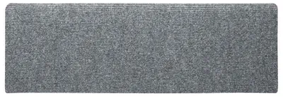 Imagen del producto de Alfombras para escaleras, antideslizantes, material duradero, color gris