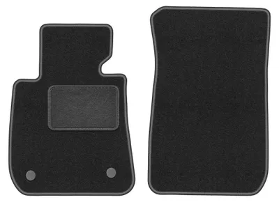Immagine prodotto di Tappetini anteriori in moquette per BMW Serie 3 E92 2004-2011 (coupé) – 2 pezzi, grigio grafite, su misura – Wielganizator LUX