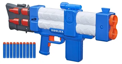 Produktbild von Nerf Roblox Arsenal: Pulse Laser, Nerf Gun (blau/weiß)