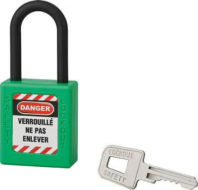 Image de Cadenas de consignation 40mm, anse nylon 38mm, Vert - Thirard