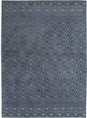 Zdjęcie produktu dla Dywan w niebieskie romby 133x180