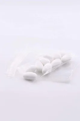 Image de Lot de 100 sachets alimentaires, 6 x 10 + 3 cm, autocollants, pour conserver la fraîcheur