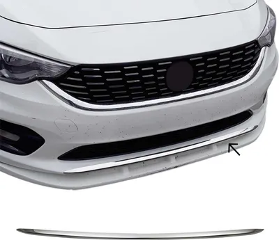 Zdjęcie produktu dla Listwy osłony chłodnicy Listwy osłony chłodnicy do Fiat Tipo 2015-2024 stal nierdzewna srebrna 1szt