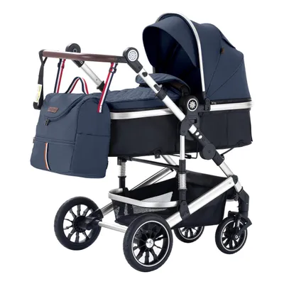 Produktbild von Daliya® NEOMOVE 3in1 Kinderwagen, mit i-Size Babyschale & Buggy, Alu-Rahmen Reisekinderwagen, Kombikinderwagen mit großen Einkaufskorb, komfortabel