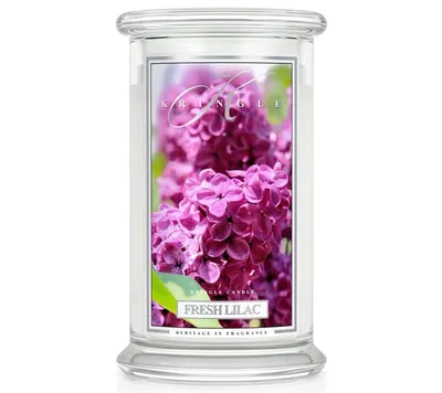 Obrázek produktu pro Kringle Candle Duftkerze Jar Large Svěží šeřík
